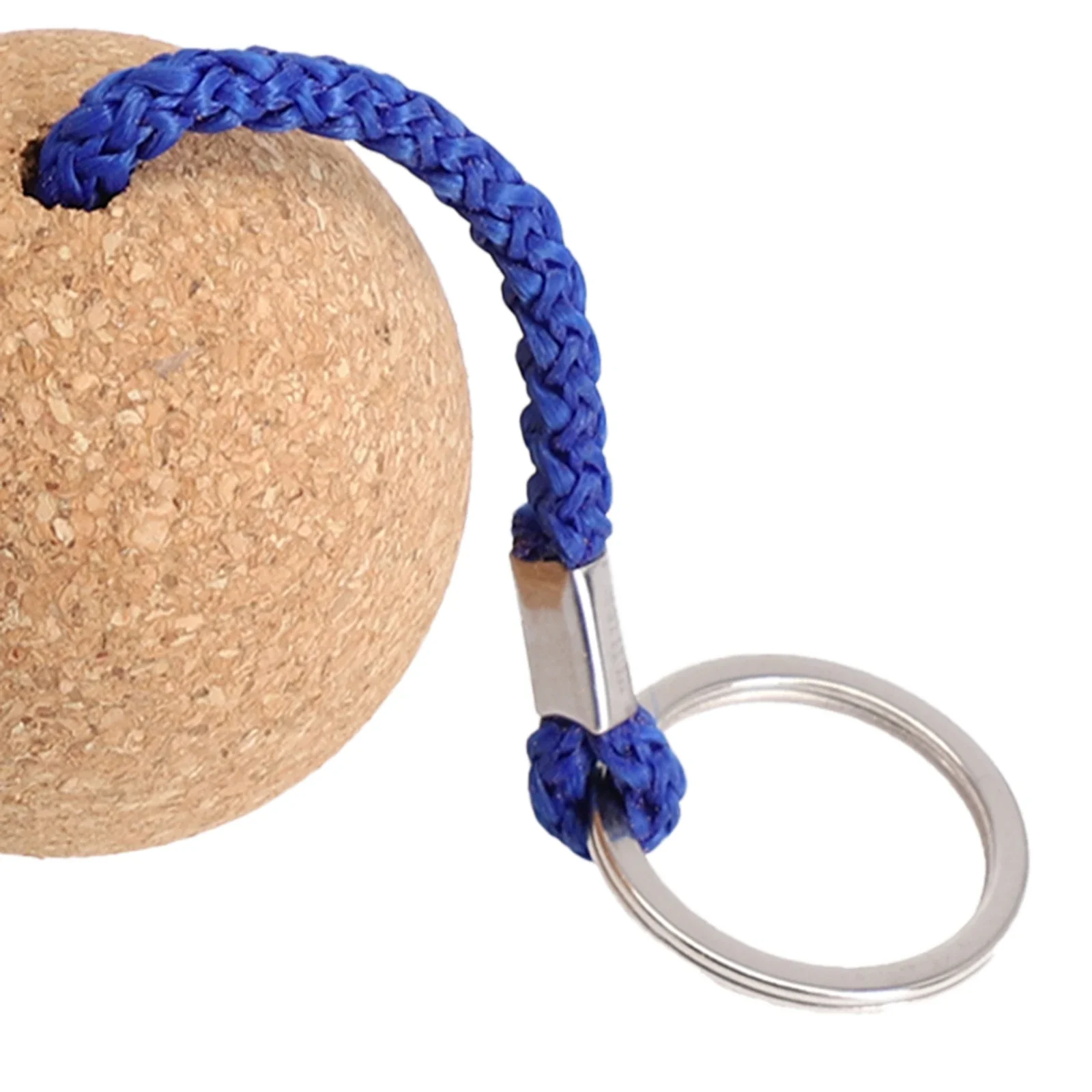2 Stück 50 mm schwimmende Korkkugel-Schlüsselanhänger, Segelboot-Schwimmkörper, schwimmendes Seil, ultraleichter Holz-Schlüsselanhänger, Kajak-Zubehör – Detail 22