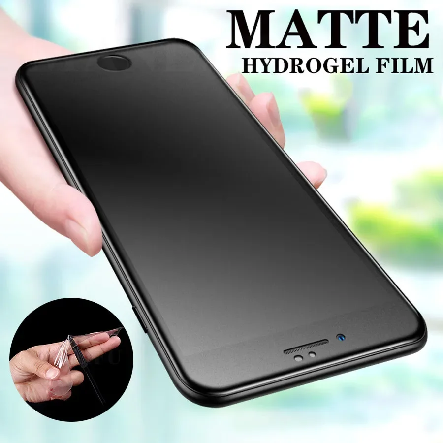 Matte Hydrogel Film For apple iPhone 12 13 14 15 16 Pro XS Max XR iphone X 7 8 Plus SE Full Cover TPU Screen Protector Not Glass