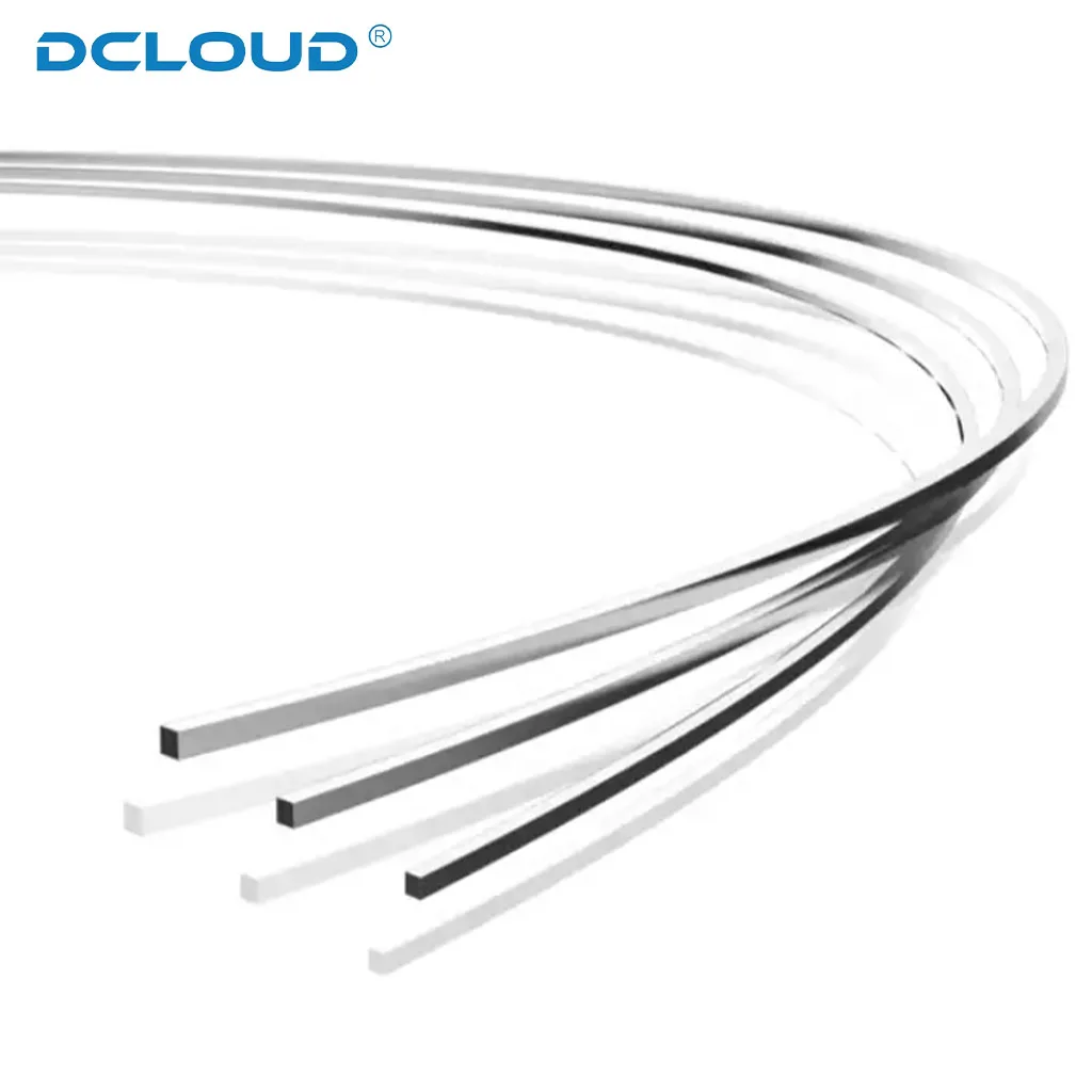 10Packs Dental Orthodontic Archwires Super Elastic Niti Arches Wire Nickel-Titanium Round Rectangular Natural Dentist Materials