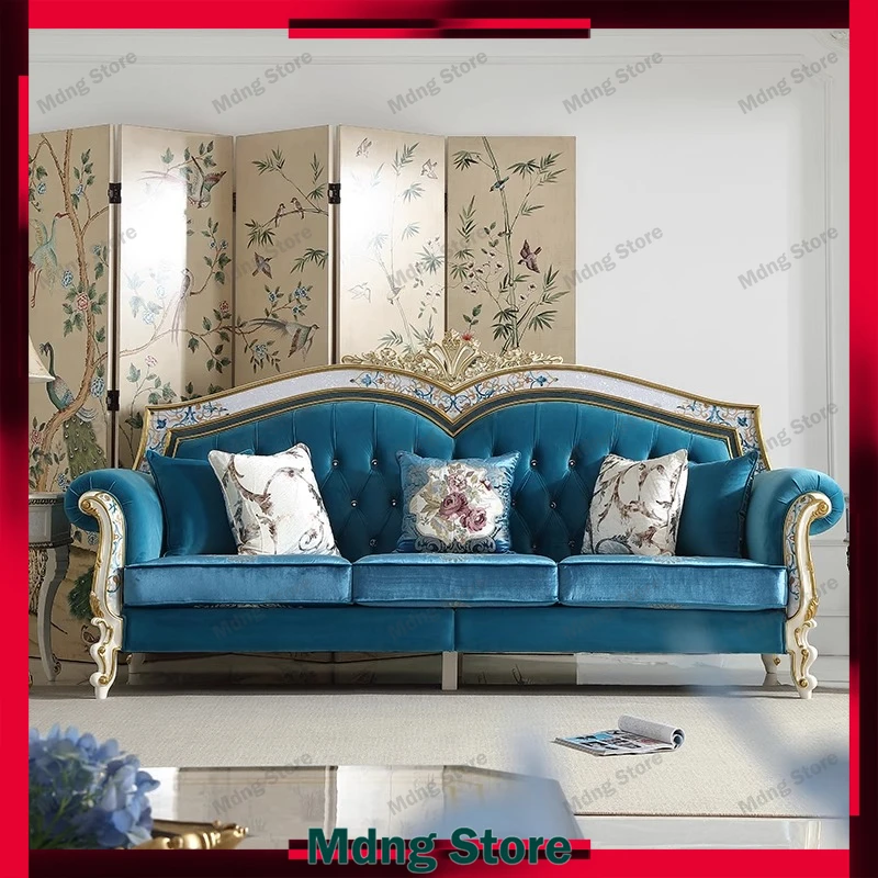 

Classic Nordic Sofas Comfortable Armrest Romantic Cushion Sofas Luxury Relaxing Articulos Para El Hogar Home Accessories