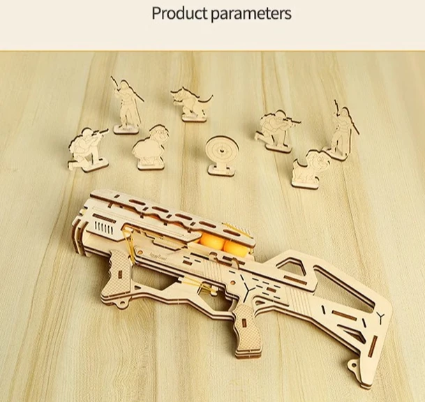 

NEW Creative DIY Three-dimensional Wooden Rubber Band Handicraft Simulation Model Hand Assembled Puzzle Decoration