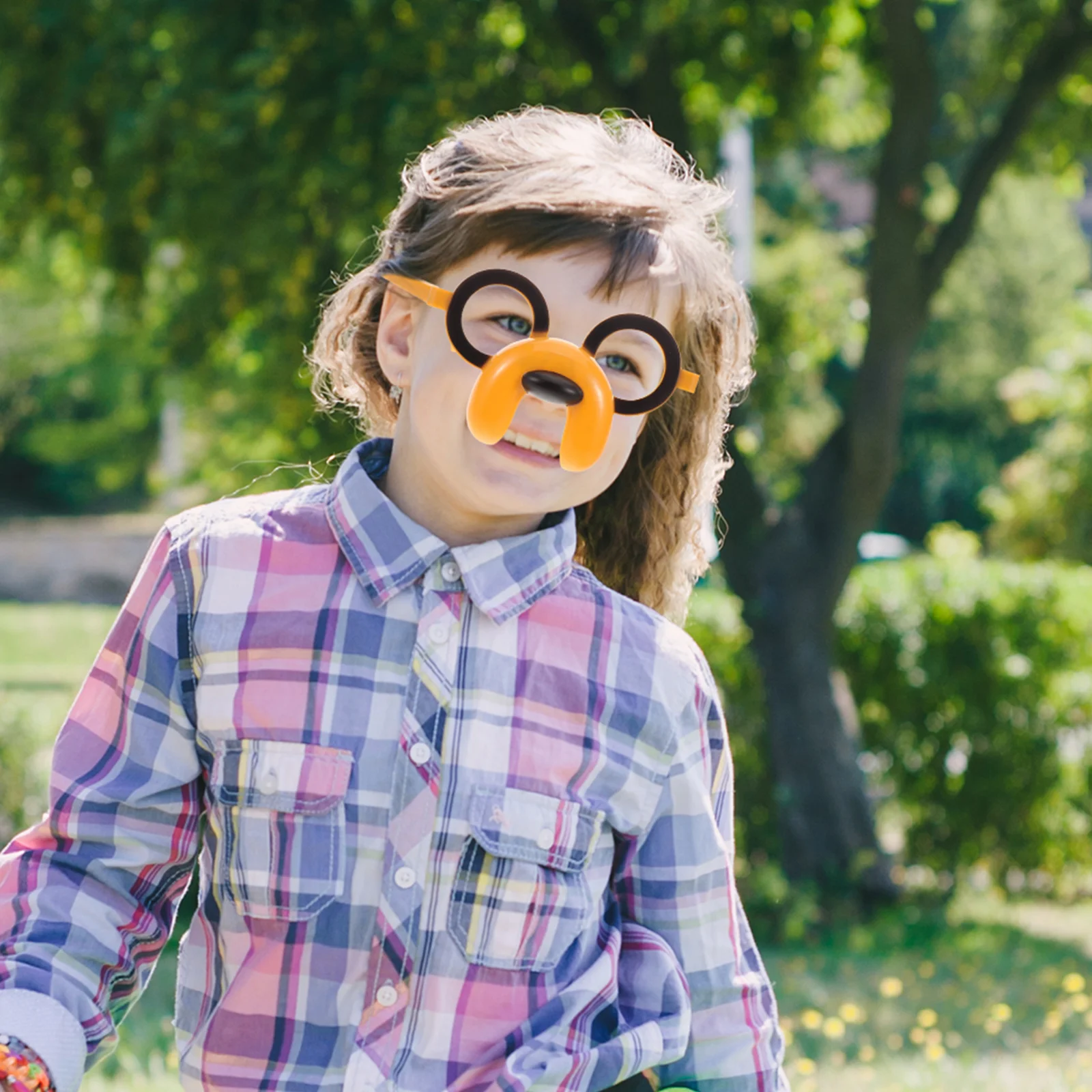 

6 Pcs Puppy Glasses Childrens Party Dress Gift Animal Favors Plastic Dog Eyeglasses Accessory Prop