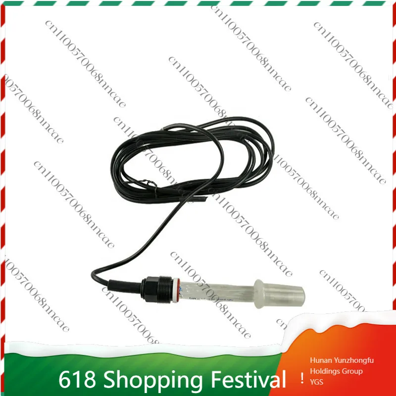 0-14 pH Sensor with 4-20mA Output, Industrial pH Electrode Probe for Water Treatment & Chemical Process Control