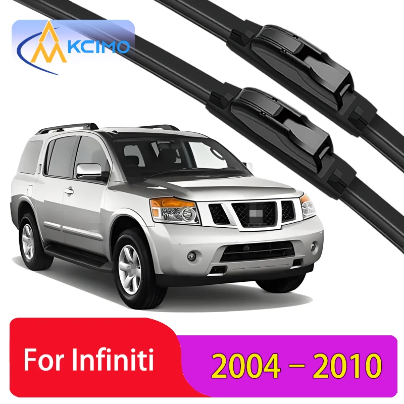 

2PCS New Front Windshield Wiper Blade for Infiniti QX56 JA60 2004-2010 Nissan Armada Front Windshield Accessories 2010 2009 2008