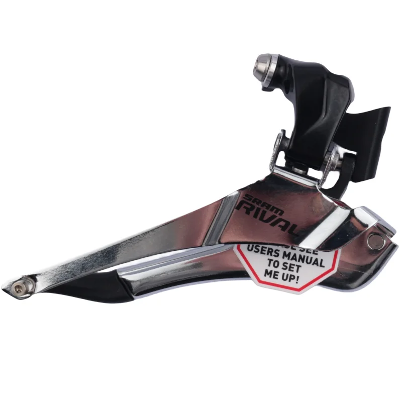 Sram Rival 22 Vorderradschaltwerk, 2 x 11 Gänge, Braze-On-Modell für Rennrad-Rival-Set – Detail 2