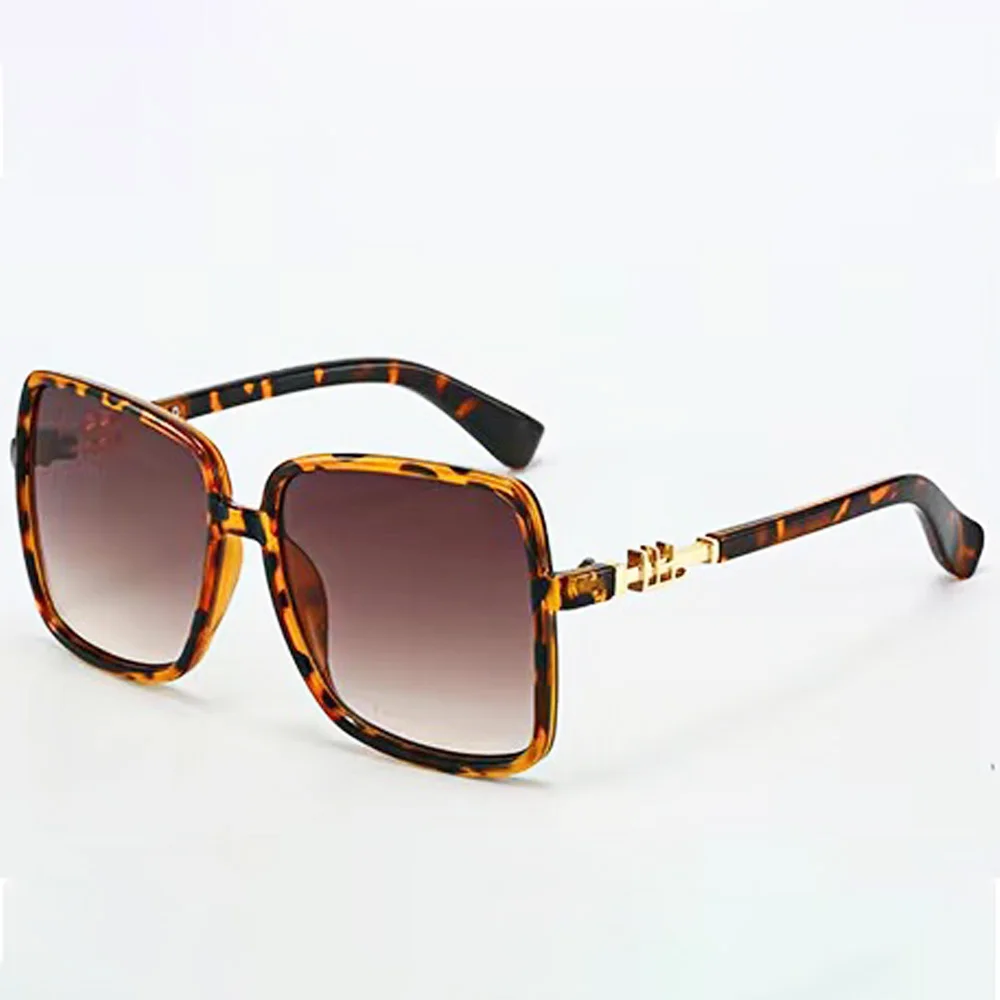 Retro Fashion Square Frame Sunglasses For Men Women Blue Light Blocking Shades UV400 Sun Glasses Vintage Decorative Sun Glasses image 5