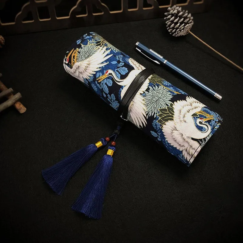 30x19cm-embroidery-roll-up-pencil-case-cultural-retro-large-capacity-stationery-bag-exquisite-student-canvas-pencil-bags-new