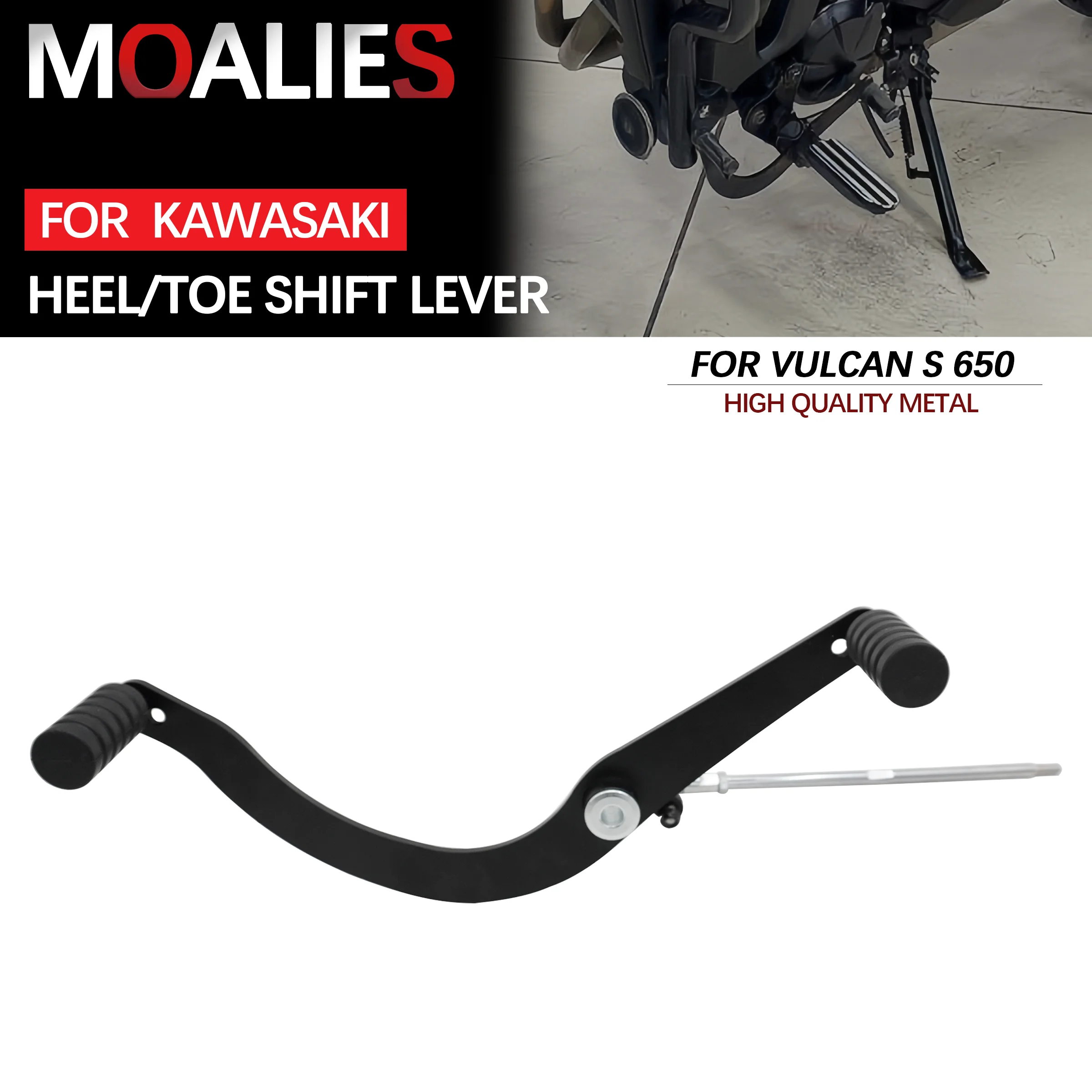 

Для Kawasaki Vulcan S 650 EN650 VN650 S650 2015-2023 мотоциклетный рычаг переключения передач на каблуке/нопе, комплект рычагов переключения передач-переключения передач, утюг