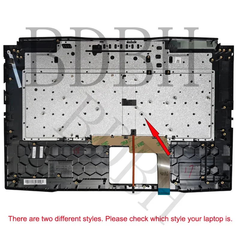 For Katana GF76 MS-17L2 17L3 17L4 17L5 Laptop palm rest keyboard upper cover top case backlight