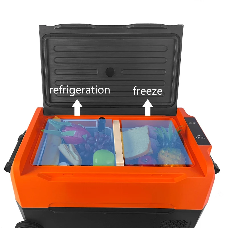 Sturdy Portable 12V 24V Compressor Car Fridge Freezer Cooler for Camping Overland Parts