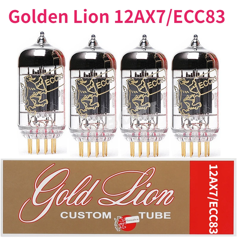 GOLD LION 12AX7/ECC83 Vacuum Tube Factory Tested Precision Matching DIY Tube Amplifier Stereo Amplifier