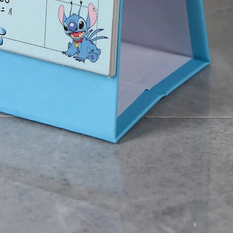 2025 Stitch Disney Desk Calendar Stand Calendar Daily Weekly Scheduler Planner Agenda Organizer School Office Supplies Kids Gift