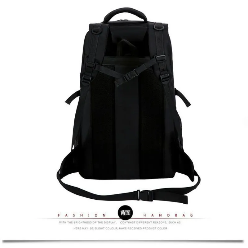 Oxford Cloth Backpack Travel Large Capacity Oversized Men and Women on Foot Hiking Bag Fashion Color Contrast