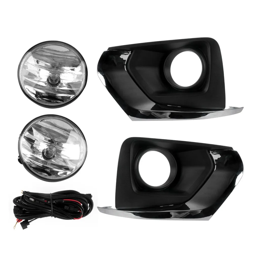 

Car Fog Lamp Assembly compatible for Chevrolet Traverse 2018-2021, 4300K Halogen Fog Lamp Blub + Frame + Harness + Switch