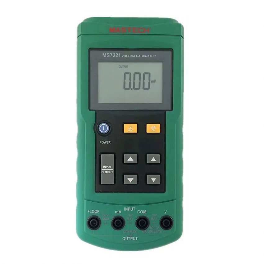 MS7221 Volt/mA Source Voltage Current Calibrator Meter Output Step DC 0-10V 0-24mA Tester