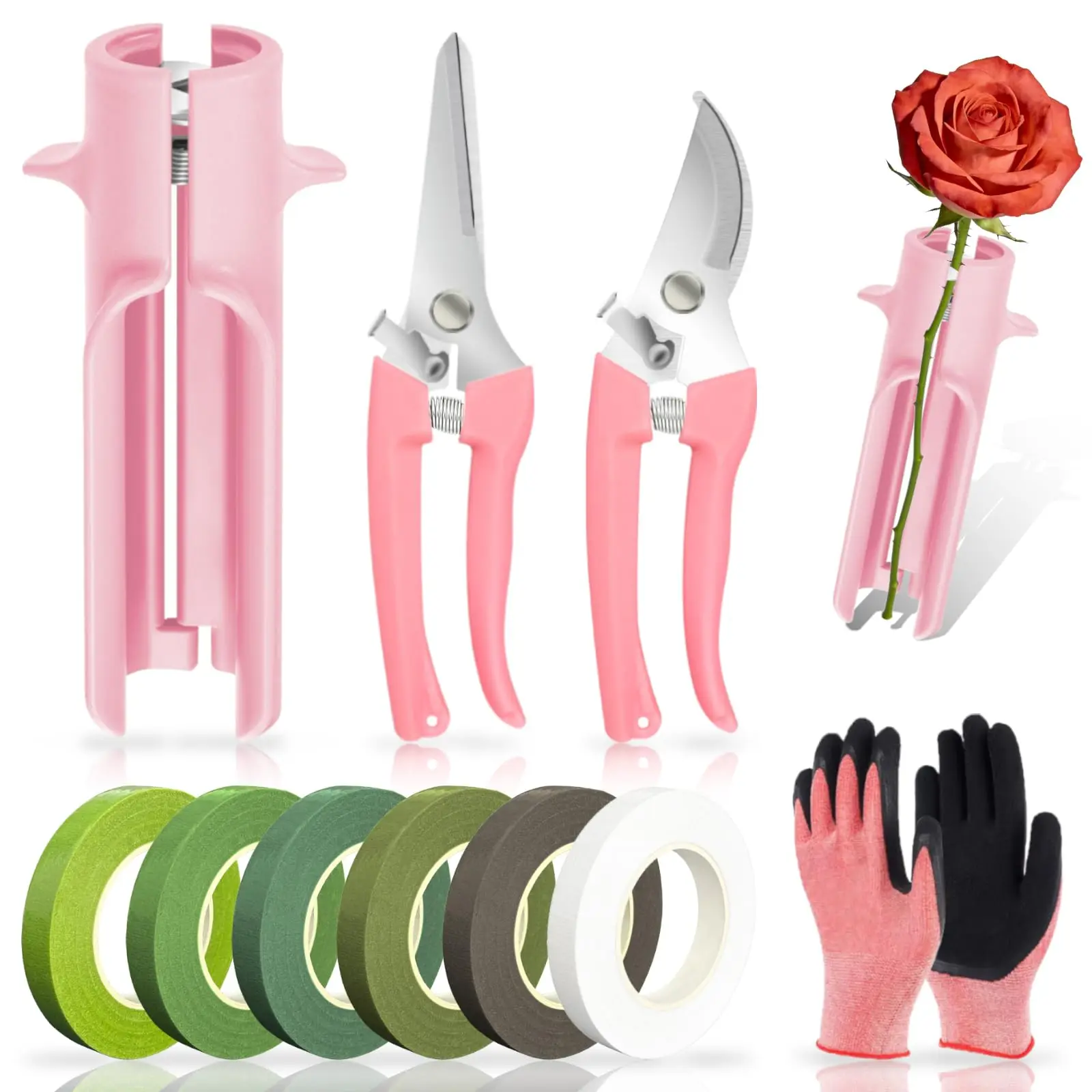 

Набор инструментов для удаления шипов с роз, приспособление для удаления шипов с цветов, инструмент для удаления шипов с роз, для дома, свадеб и флористов