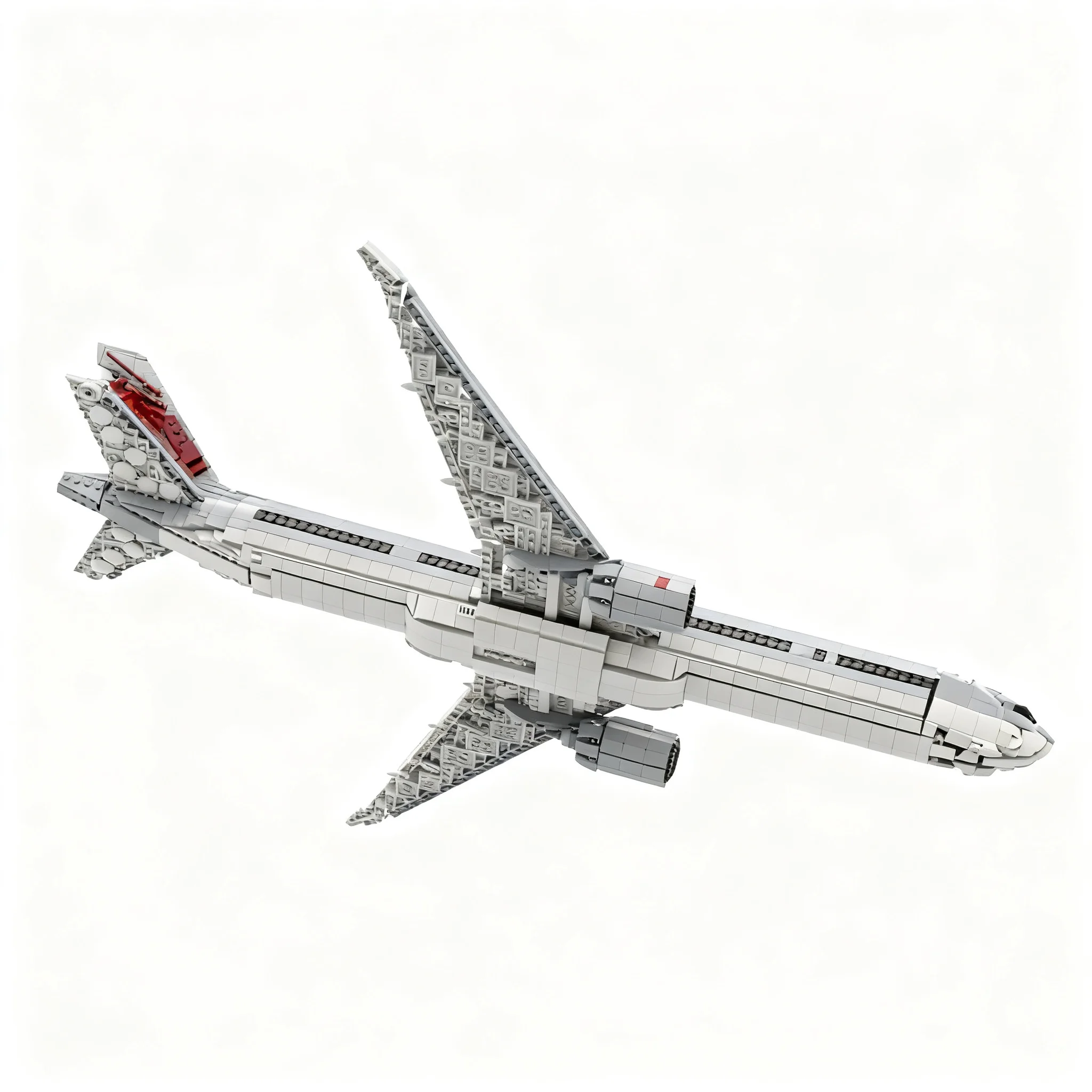 2171 Buah MOC Boeing 300ER Qat - Kids Toys Qatar ulasan dan harga
