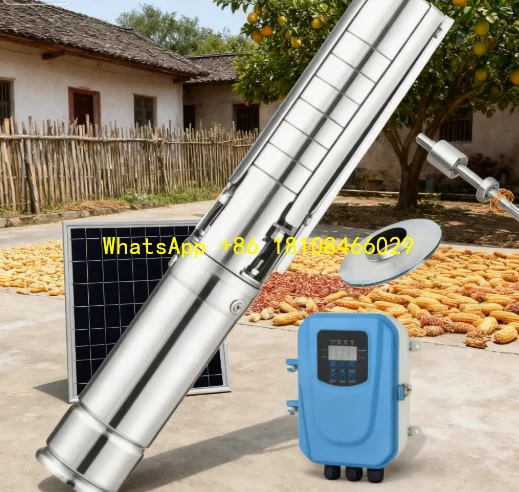 

180V DC Solar Deep Well Submersible Water Pump for Remote Farm Water Supply Flow Rate 8m3/h Well Depth /Head:180m
