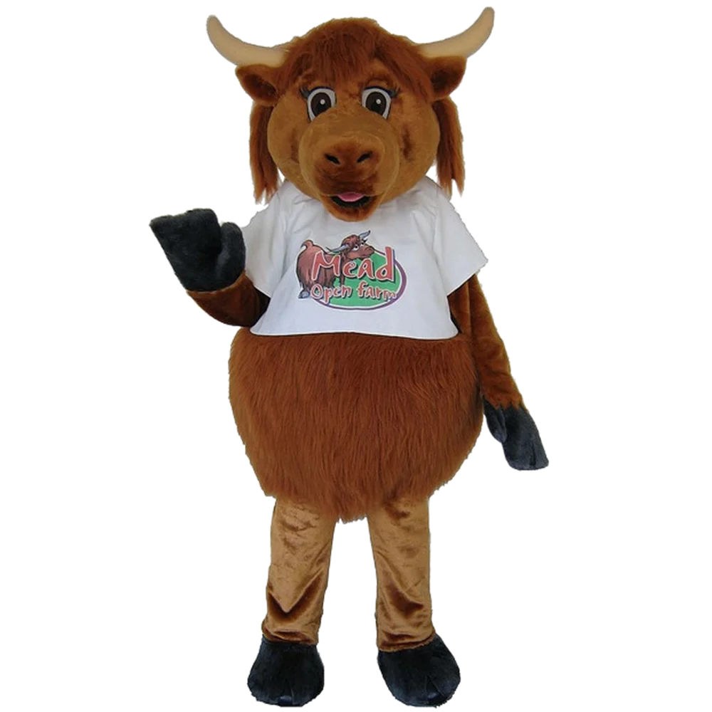 mascot Highland cow mascot costume fancy dress custom fancy costume cosplay theme mascotte carnival costume kits 30342