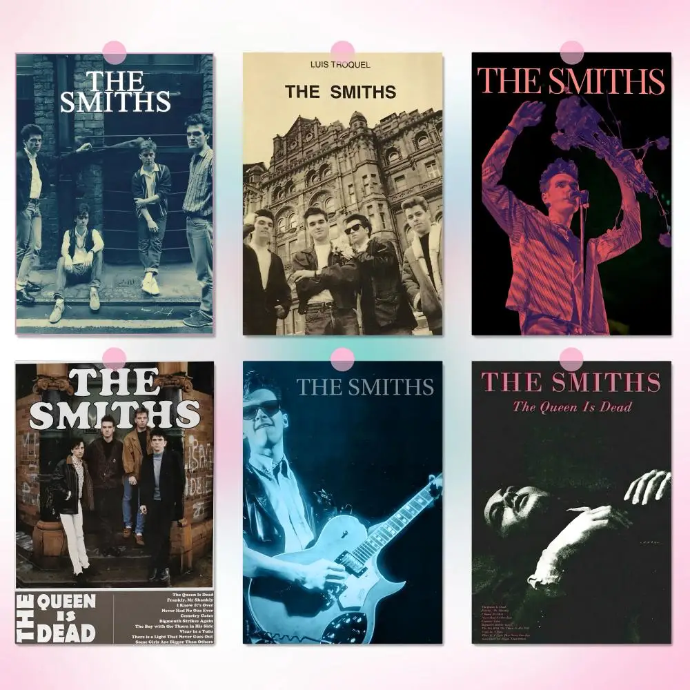 Rock Band The S-Smiths Poster Wall Art Poster Sticker for Living Room Bedroom Bar Home Decor Mural Painting Decoration