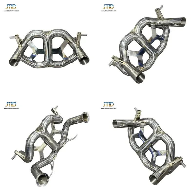 JTLD Factory Direct Sales High Flow Stainless Steel Standard Thickness Straight Exhaust System Catback for Lamborghini SVJ