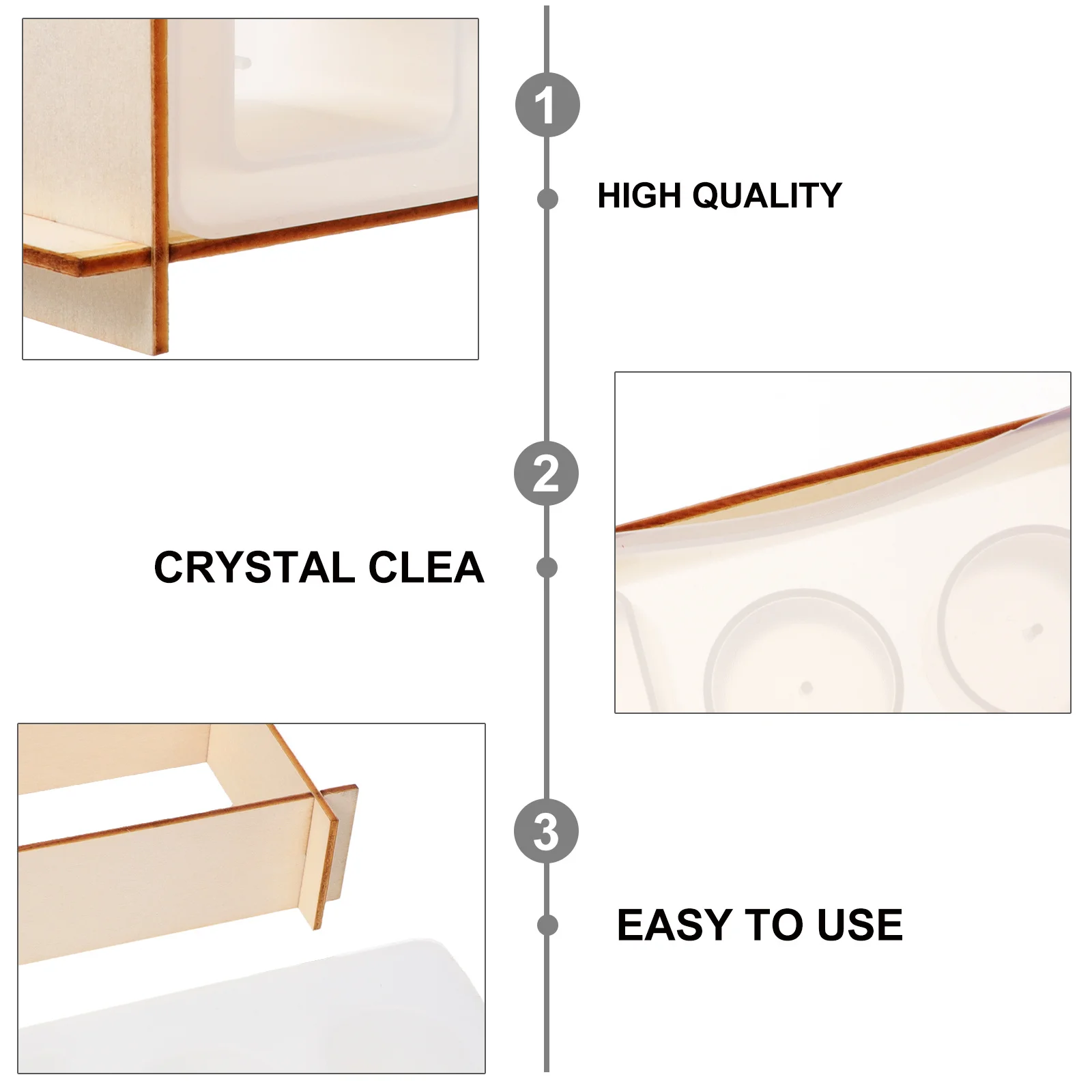 

1Set Silicone Toothbrush Holder Mold DIY Flexible Transparent Storage Container Mold Craft Making Tool for Electric Toothbrush