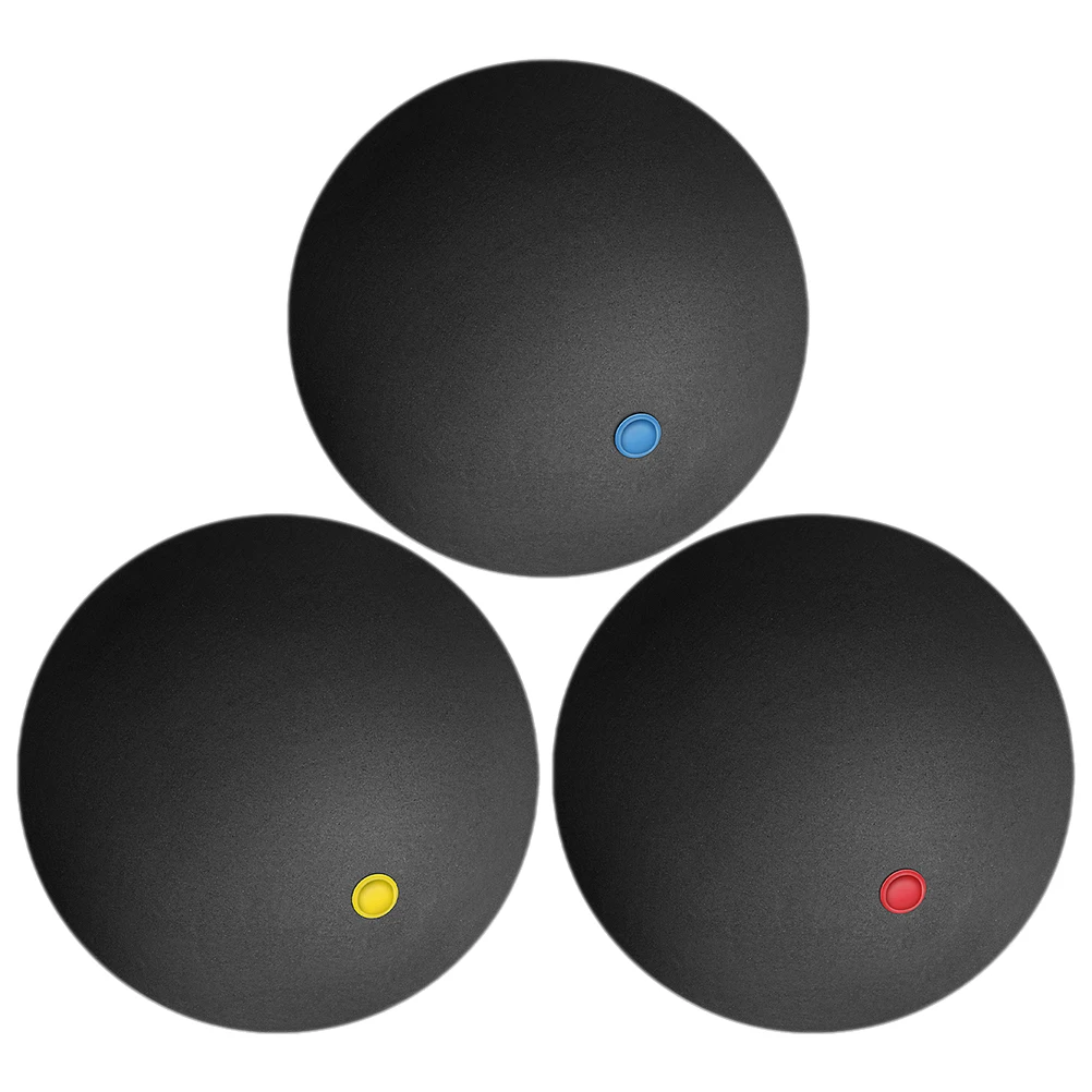 

3pcs Wall Ball Squash Training Balls Single Dot High Bounce Rubber For Indoor Outdoor Sports Durable Wear Resistant Professional