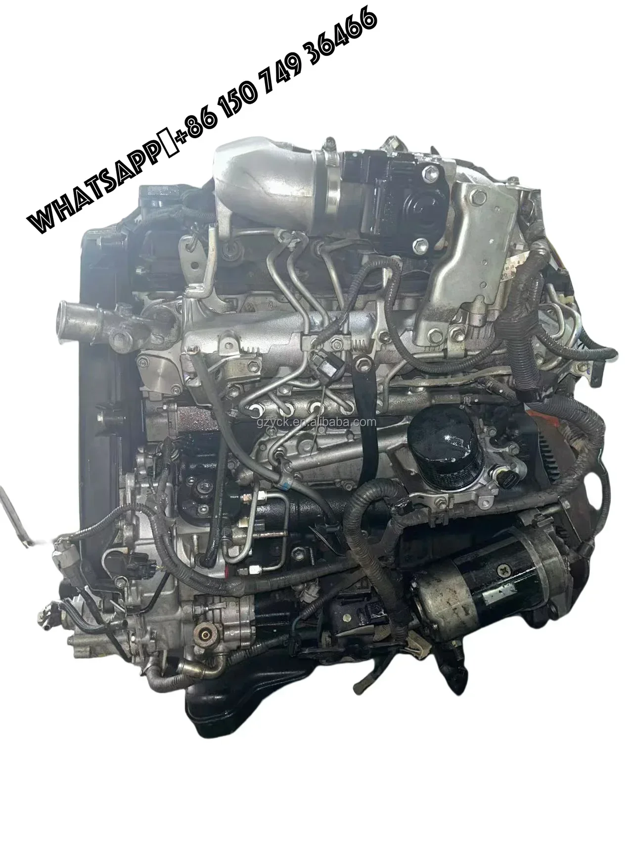 Guaranteed USED 2KD 2KD-FTV D4D Auto Complete Diesel Turbo Engine Block Motor Assembly for Toyota Fortuner Hilux HIACE 2.5T
