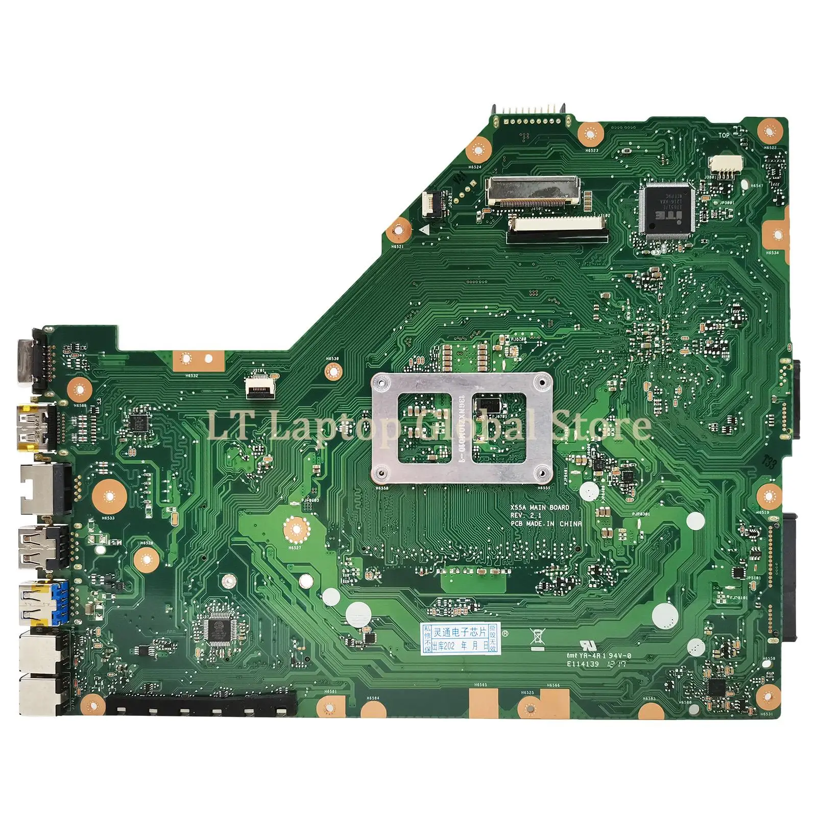 ASUS 노트북용 메인보드, X55A, F55A, REV 2.1, REV2.2, DDR3, 100% 테스트 OK