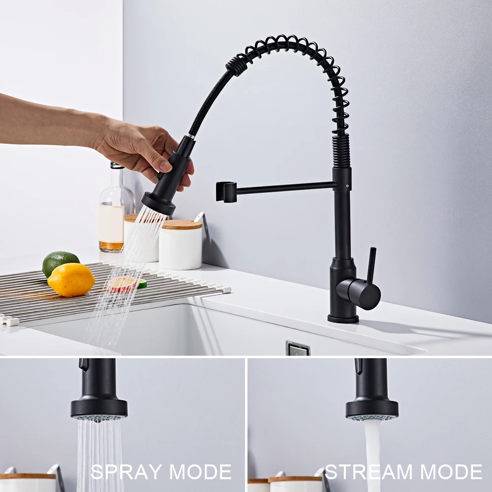 ステンレス鋼の台所の蛇口,耐久性と頑丈,シングルハンドル,高いバスルームシンク,RV洗面化粧台