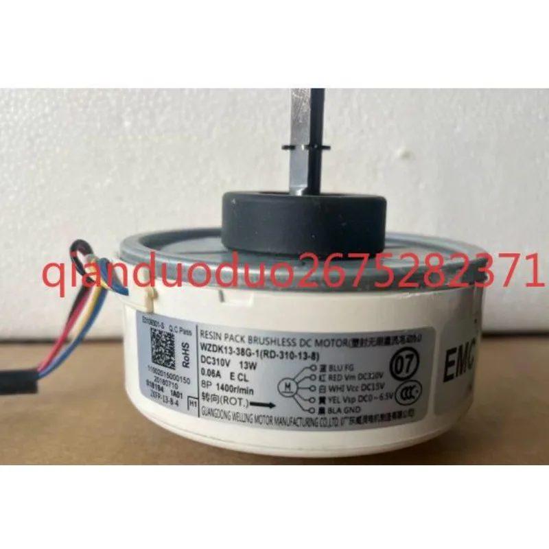 Suitable for Midea air conditioning DC motor WZDK13-38G-1 ZKFP-30-8-125