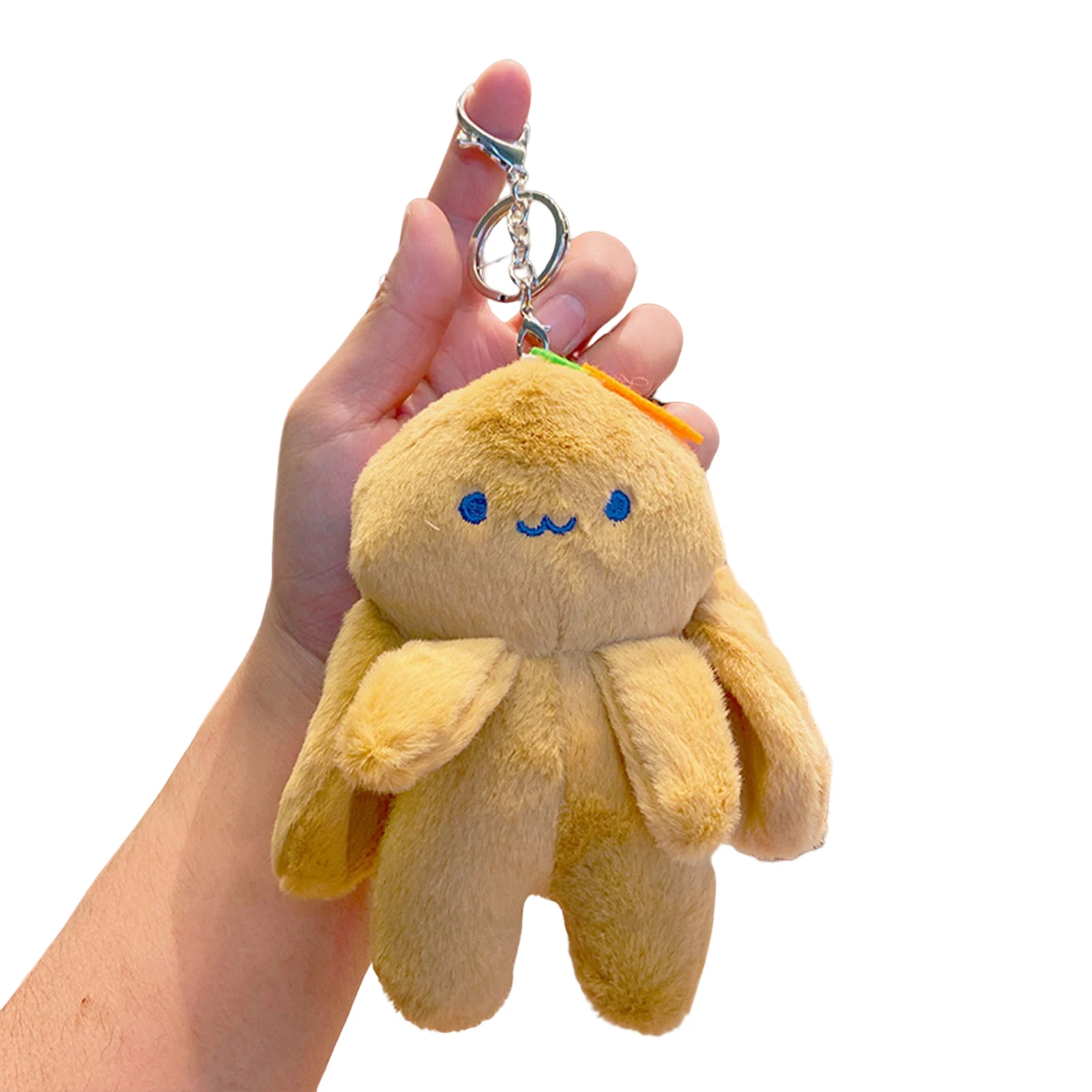 

Cute Rabbit Plush Dolls Keychain Resistant to Pulling Squeezing Gift for Girl Women Lover Girlfriend