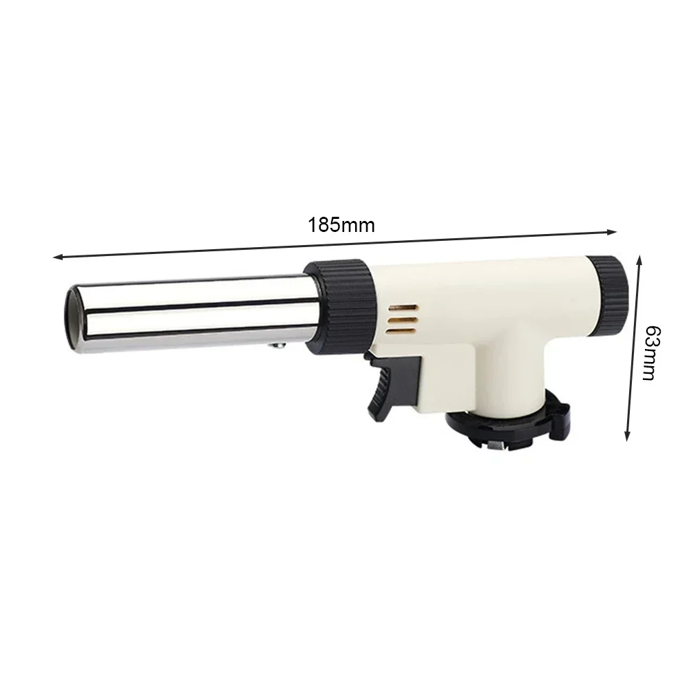 Flame Gun Welding Gas Torch Butane Burner Portable Outdoor BBQ Lighter Flamethrower Welding Equipment Kitchen Electron Ignition