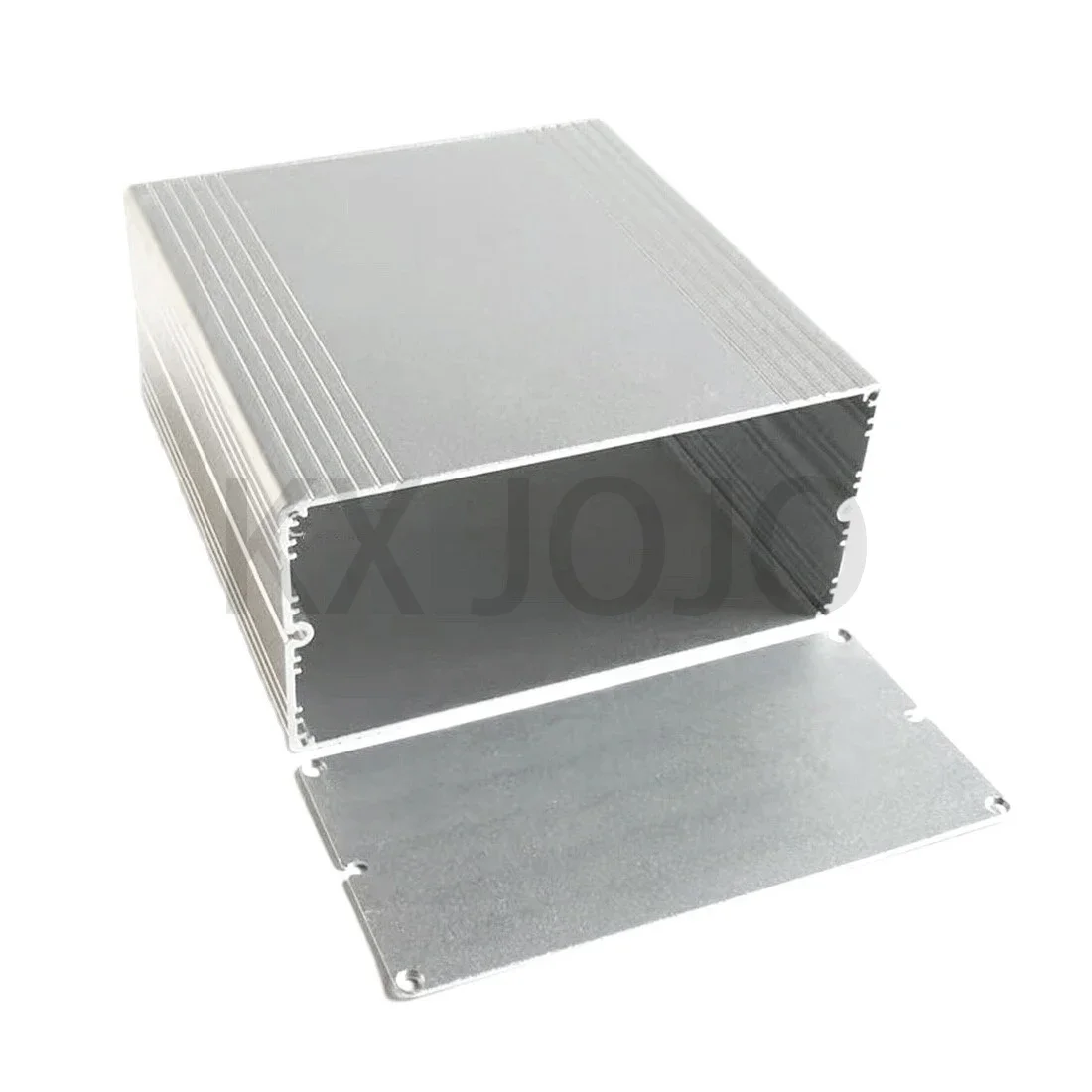 Caja de aluminio para instrumentos electrónicos, caja dividida de 150x75x100/150/195mm, resistente al agua, tipo plateado/gris