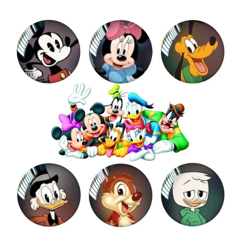 Disney Mickey Minnie Kaczor Donald Stokrotka Kreskówka Śliczny Kreatywny Magnes na Lodówkę Prezent Kawaii Anime Film Dekoracja Lodówki