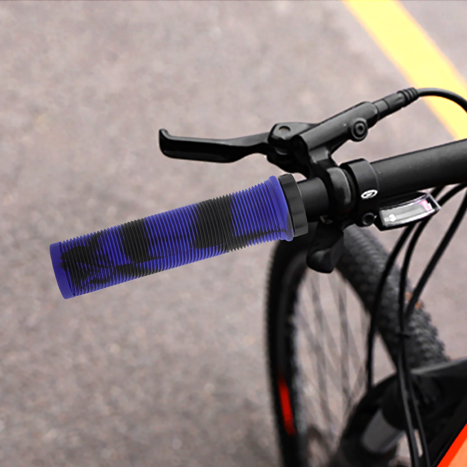 1 Pair Mountain Bike Handlebar Grips Soft Non-Slip Bicycle Grips For Road Universal Fit Cycling Handlebar Pads Anti-Slip