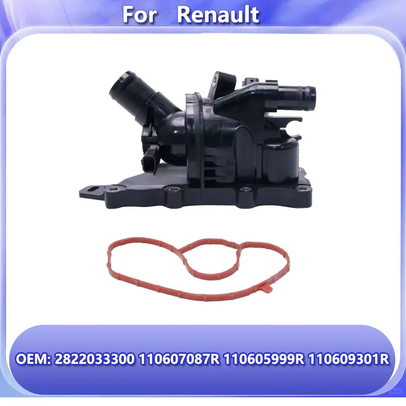 

2822033300 110607087R 110605999R 110609301R подходит для термостата выходной камеры двигателя Renault, регулятор температуры воды