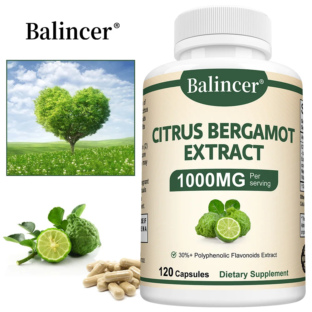 

Капсулы с цитрусовым бергамотом 1000 мг, для здоровья сердца, сердечно-сосудистой системы, уровня холестерина и сахара в крови, а также для поддержания иммунитета, антиоксидант.