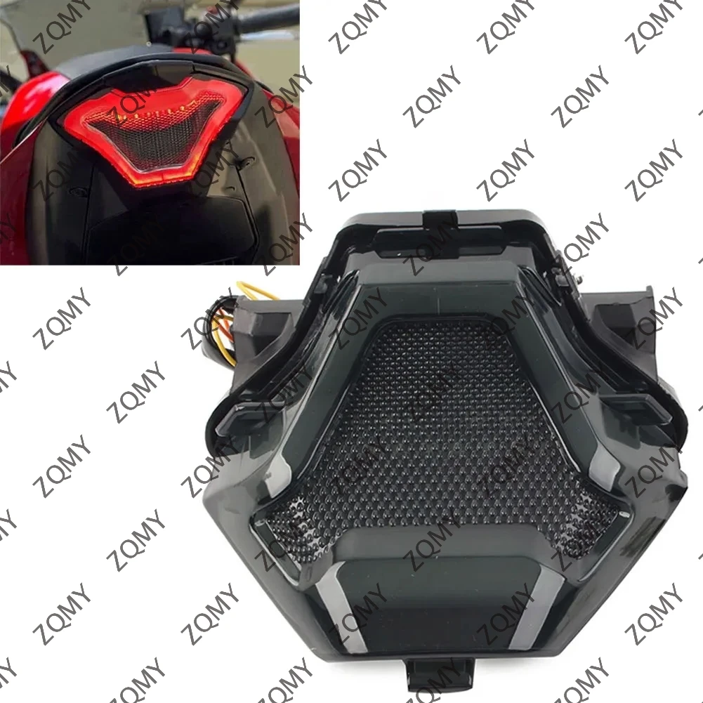 Motorcycle Integrated LED Tail Light Turn Signals Lamp Indicator For Yamaha YZF R3 R25 Y15ZR MT07 YZF FZ07