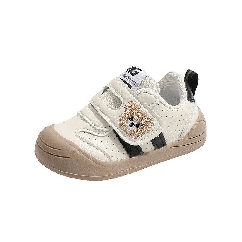 

Брендовые детские кроссовки, осенняя новая милая детская обувь на мягкой подошве, детская прогулочная обувь с медвежонком, детская обувь с бархатом, универсальные кроссовки для девочек