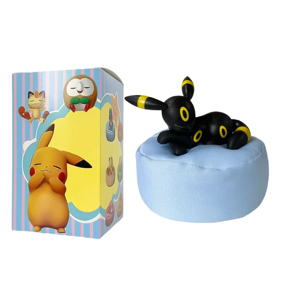 Anime Pokémon Blind Box Eevee Familie Schlaf-Serie Figuren 1-9 Stück Eevee Schlaf-Serie Handpositioniertes Spielzeug Geschenk für Freunde – Detail 18