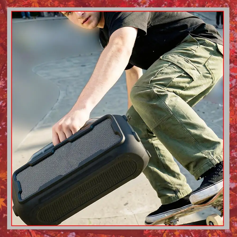 

Портативный чехол для колонки Soundcore Boom 2: Противоскользящий и устойчивый к царапинам дорожный чехол для колонки для кемпинга, путешествий и вечеринок