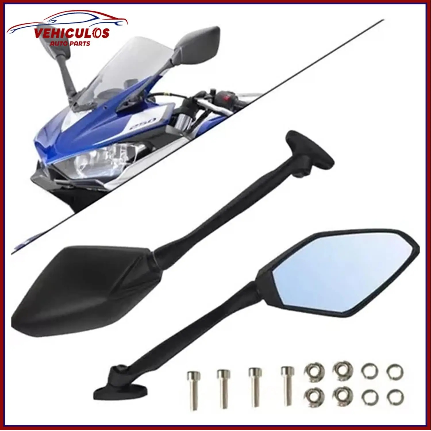 

АВТОМОБИЛЬНЫЕ 2 шт. зеркала для мотоцикла из углеродного волокна для Italika Rt200 2020-2022 Rt 200 Gp 2017-19 Rt250 аксессуары для мотоциклов