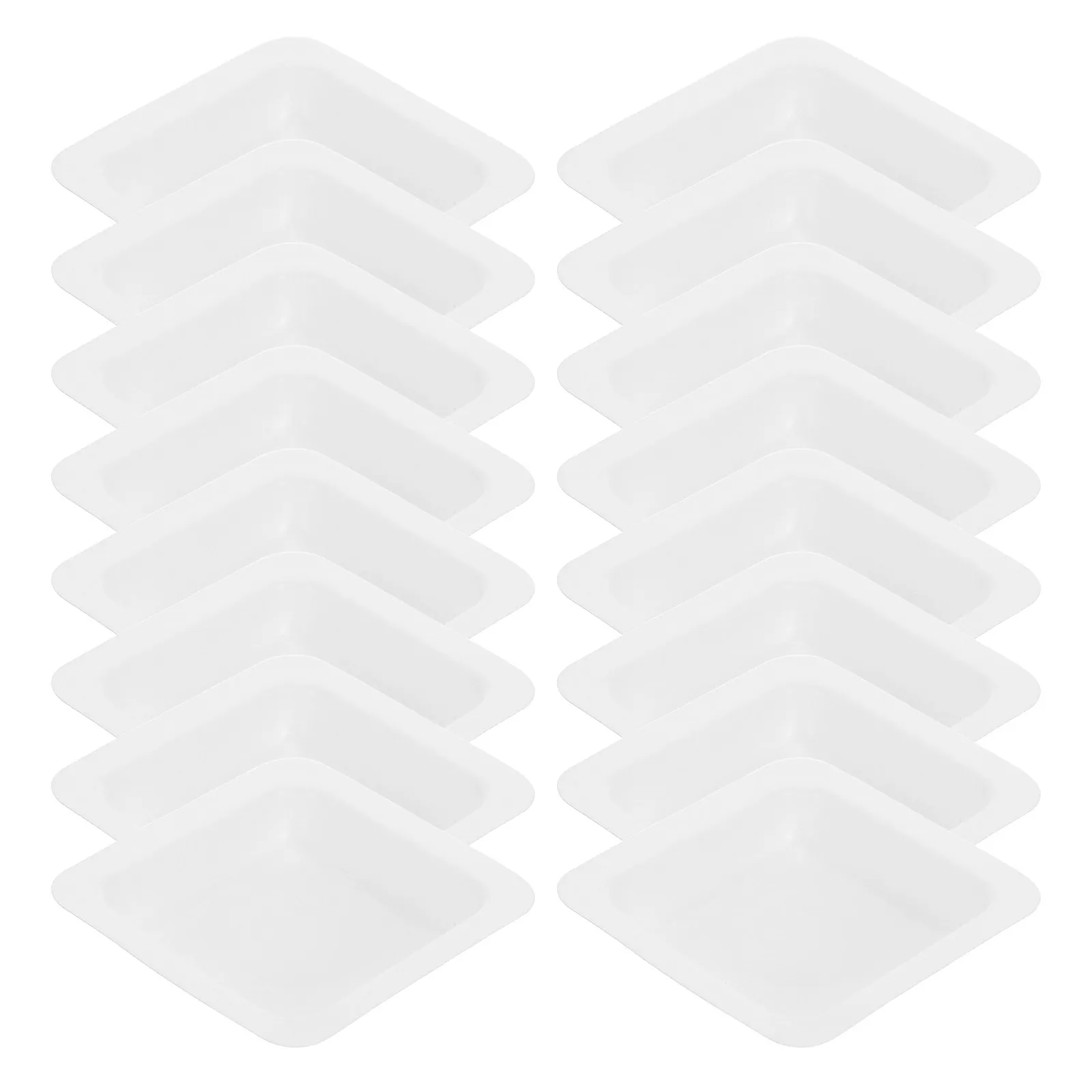 50Pcs Plastic Weighing Boats Lab Powder Dishes Square and Boat Shape for Precise Chemical Sample Measurement Tray - view 5