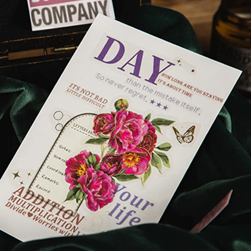 Scrapbook hiasan Vintage buku tempel buku tempel kerajinan kertas perencana dekorasi kamar 20 buah seni stasioner untuk Decoupage