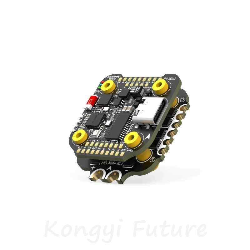 SpeedyBee F405 BLS V2 Flight Controller 4in1 35A Mini ESC Stack 20x20 Mounting Hole for FPV Racing Drones