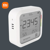 Xiaomi Qingping Thermometer Carbon Dioxide Detector Small-scale Thermometer Hygrometer Indoor Household WIFI Time Thermometer
