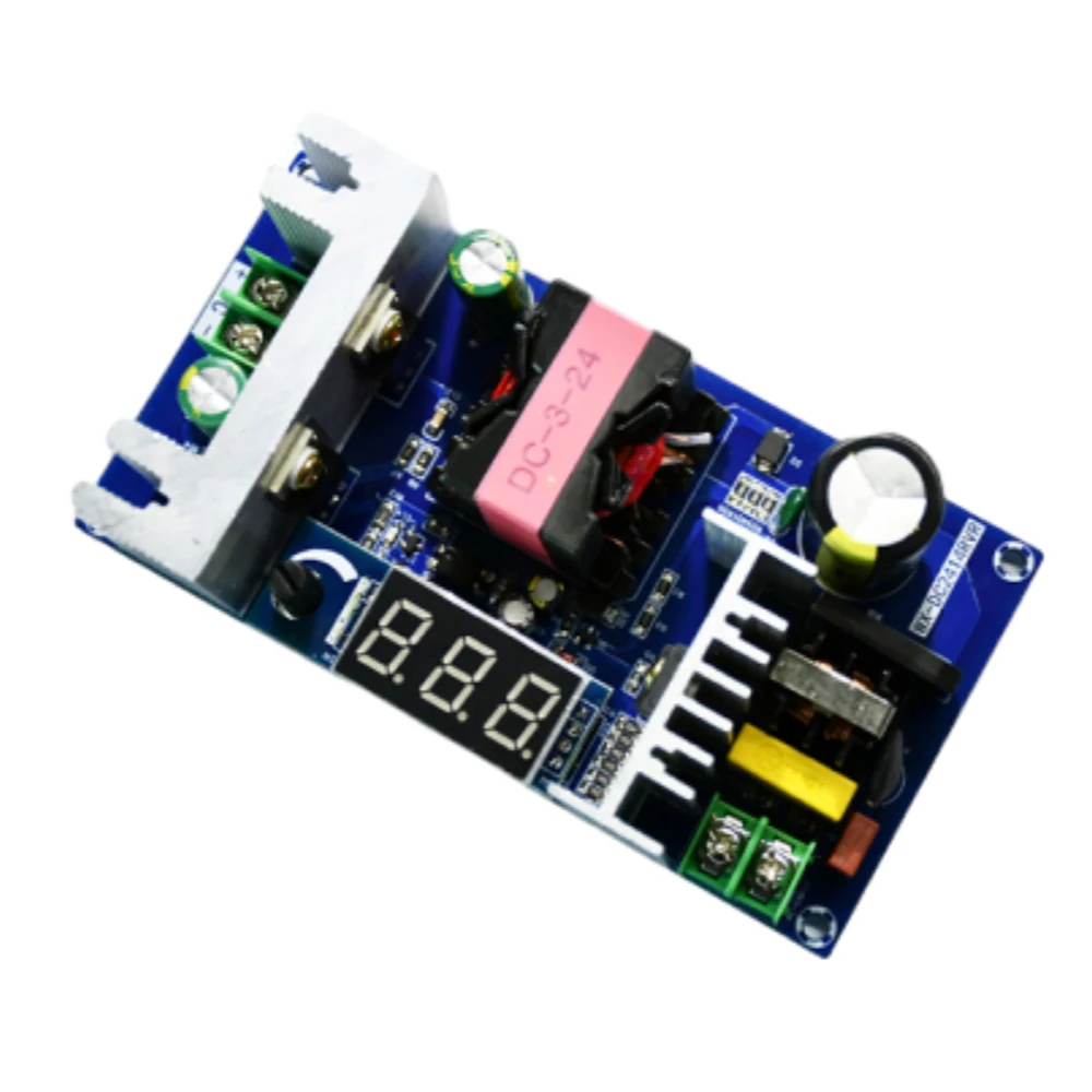 AC-DC Converter 150W Switching Power Supply Module AC100-245V to DC3-24V 6A Adjustable Power Supply Board with Digital Display