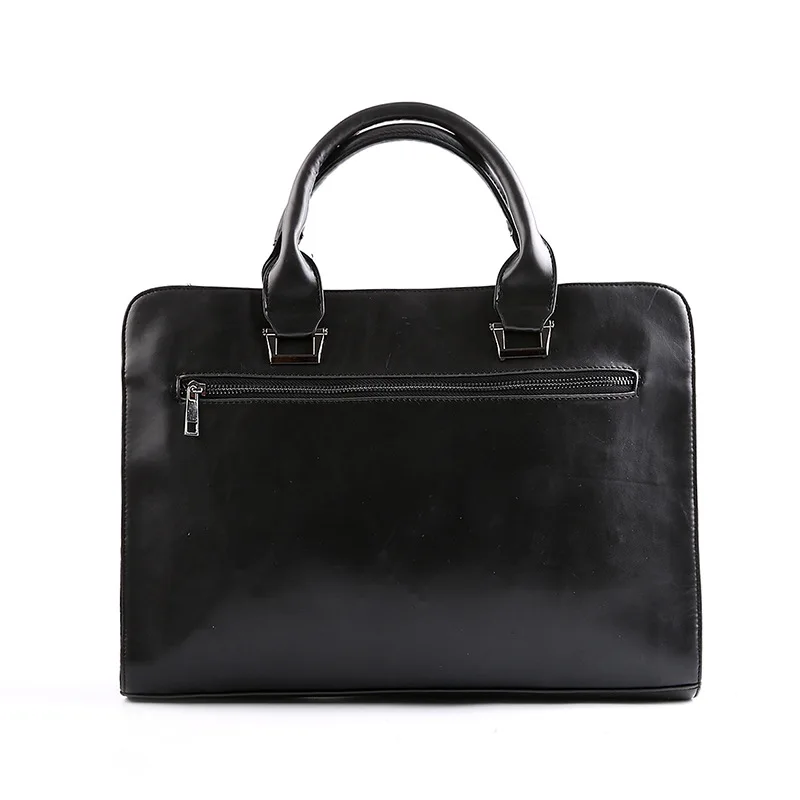 Luxury Vintage Briefcases Men Fashion Business Laptop Bag Briefcases High Quality Leather Crossbody Shoulder Bags Men Handbags