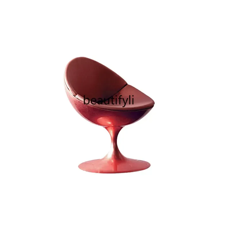 

Modern Designer Creative Leisure Chair Cafe Hotel Hall FRP Electroplating Personality